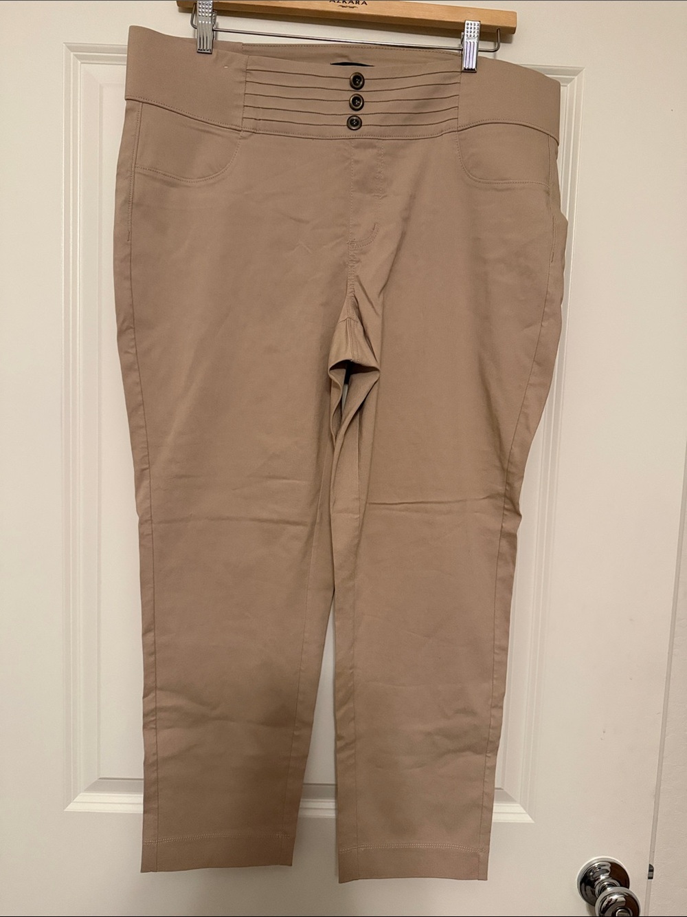 Abshaper women  Tan Stretch Pull-On Pants